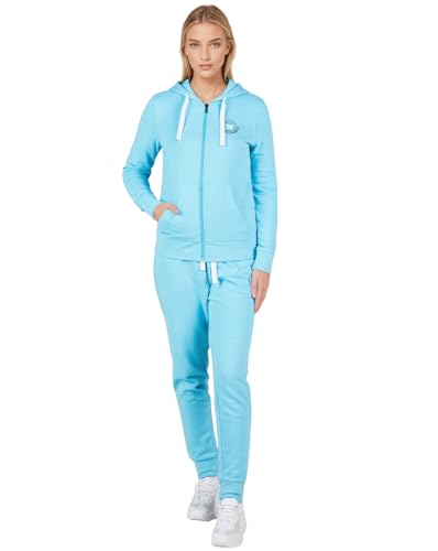 Weichers Damen Trainingsanzug S-XL Hausanzug Set Jogginganzug Sportanzug Hoodie Zipper Hose Sweatjacke Jogginghose (7, L) von Weichers