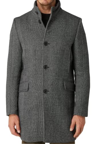 Weichers Herren Mantel mit Knöpfen und Reverskragen Jacke Business Männer elegant Winterjacke Kurzmantel Wintermantel (6262, M) von Weichers