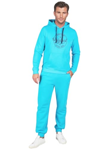 Weichers Herren Trainingsanzug M-XXL Hausanzug Jogginganzug Sportanzug Hoodie Zipper Hose Sweatjacke Jogginghose (04, M) von Weichers