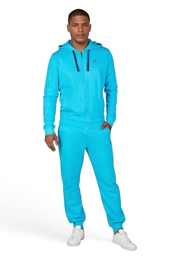 Weichers Herren Trainingsanzug M-XXL Hausanzug Jogginganzug Sportanzug Hoodie Zipper Hose Sweatjacke Jogginghose (05, XL) von Weichers