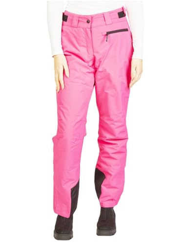 Weichers Skianzug Gr.M-XXL Damen Skijacke Skihose Schneeanzug Pants mit Kapuze Winddicht Wasserdicht Skifahren Schnee (01, XL) von Weichers