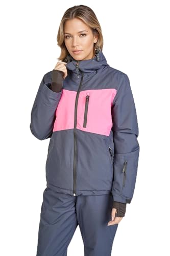 Weichers Skianzug Gr.M-XXL Damen Skijacke Skihose Schneeanzug Pants mit Kapuze Winddicht Wasserdicht Skifahren Schnee (06, M) von Weichers