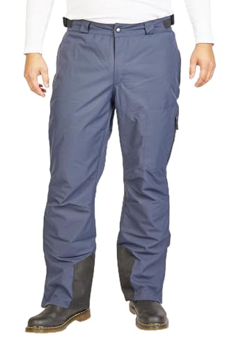 Weichers Skianzug Gr.M-XXL Herren Skijacke Skihose Schneeanzug Pants mit Kapuze Winddicht Wasserdicht Skifahren Schnee (B7, XXL) von Weichers