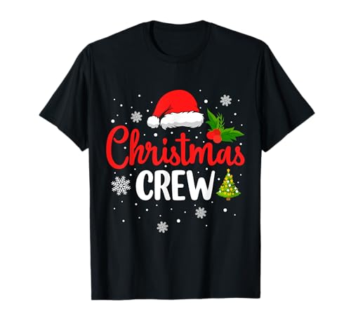 Weihnachten Crew, Weihnachten T-Shirt: Klassisch geschnitten, Schwarz, Kurzarm, Jungen, S, EU 34/36 Weihnachten Crew, Weihnachten T-Shirt: Klassisch geschnitten, Schwarz, Kurzarm, Jungen, S, EU 34/36 von Weihnachten Crew, Weihnachten