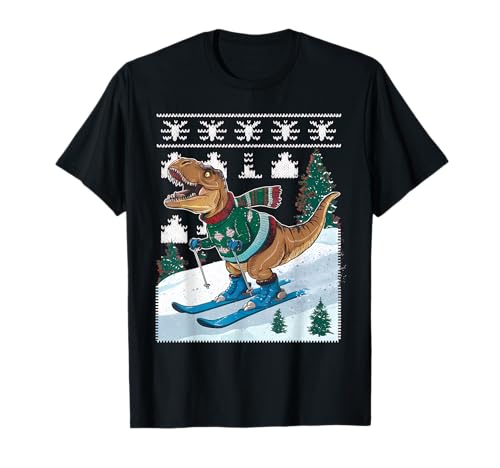 Weihnachten Dinosaurier Tshirt Dino Ugly Christmas T-Shirt für Herren, Damen & Kinder - Schwarz, S Weihnachten Dinosaurier Tshirt Dino Ugly Christmas T-Shirt für Herren, Damen & Kinder - Schwarz, S von Weihnachten Dinosaurier Tshirt Dino Ugly Christmas