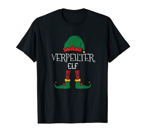 Herren Verpeilter Elf Weihnachten Familienoutfit Elfenkostüm T-Shirt Herren Verpeilter Elf Weihnachten Familienoutfit Elfenkostüm T-Shirt von Weihnachten Elf Partnerlook Familien Outfits