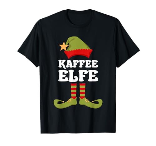 Weihnachten Elfenkostüm Partnerlook Geschenkidee Kaffee Elfe Weihnachtself Weihnachten T-Shirt, Herren, Schwarz, S, Kurzarm, Klassische Passform, Rollkragen, Winter Weihnachten Elfenkostüm Partnerlook Geschenkidee Kaffee Elfe Weihnachtself Weihnachten T-Shirt, Herren, Schwarz, S, Kurzarm, Klassische Passform, Rollkragen, Winter von Weihnachten Elfenkostüm Partnerlook Geschenkidee