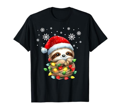 Faultier Weihnachten Familien Outfit Kinder Weihnachts T-Shirt von Weihnachten Familie Herren Damen Kinder Bekleidung