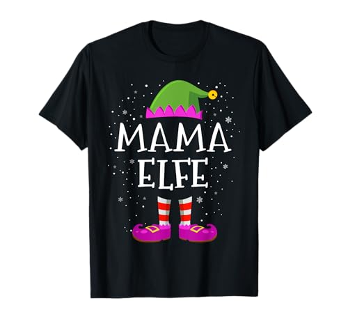 Mama Elfe Kostüm Weihnachten Familien Outfit Partnerlook T-Shirt Mama Elfe Kostüm Weihnachten Familien Outfit Partnerlook T-Shirt von Weihnachten Familien Outfit Shop