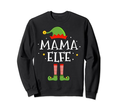 Mama Elfe Kostüm für Weihnachten Familien Outfit Partnerlook Sweatshirt Mama Elfe Kostüm für Weihnachten Familien Outfit Partnerlook Sweatshirt von Weihnachten Familien Outfit Shop