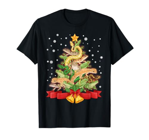 Weihnachtsshirt Reptilien Tshirt Kinder Amphibien Schlange T-Shirt Weihnachtsshirt Reptilien Tshirt Kinder Amphibien Schlange T-Shirt von Weihnachten Lurch Geschenko