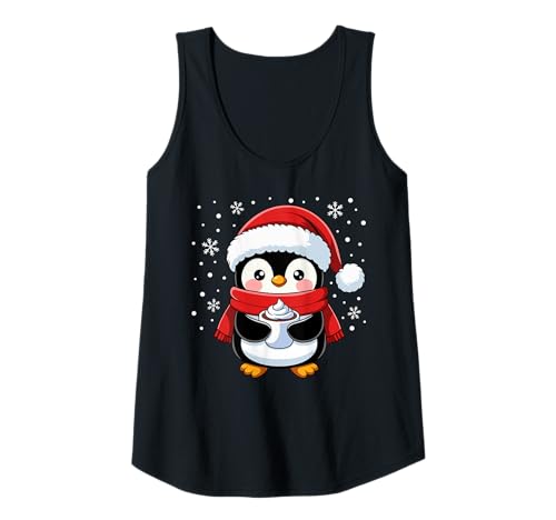 Damen Pinguin Weihnachten Weihnachtsmann Süßer Pinguin Liebe Tank Top Damen Pinguin Weihnachten Weihnachtsmann Süßer Pinguin Liebe Tank Top von Weihnachten Pinguin TShirt Kinder Damen Geschenk