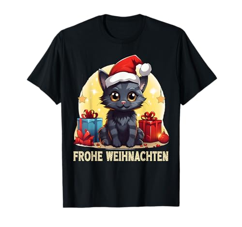 Frohe Weihnachten Familie Kinder Outfit Katze Weihnachts T-Shirt Frohe Weihnachten Familie Kinder Outfit Katze Weihnachts T-Shirt von Weihnachten Shirts Katze Weihnachtsshirts