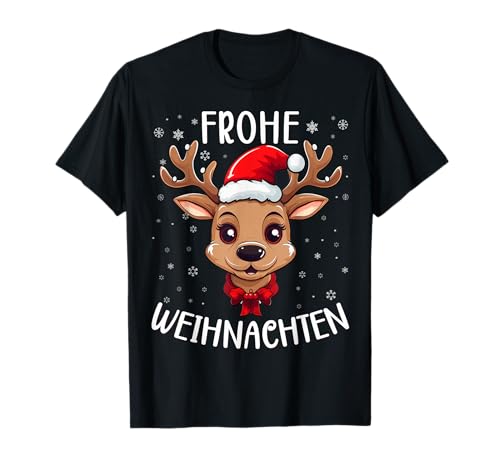 Weihnachten Shirts Rentier Weihnachtsshirts - Familie Kinder Outfit Rentier Weihnachts T-Shirt - Schwarz, Unisex-Kinder, Unisex-Erwachsene, Kurzarm, T-Shirt, Kleines (EU 16.5), 1 Count Weihnachten Shirts Rentier Weihnachtsshirts - Familie Kinder Outfit Rentier Weihnachts T-Shirt - Schwarz, Unisex-Kinder, Unisex-Erwachsene, Kurzarm, T-Shirt, Kleines (EU 16.5), 1 Count von Weihnachten Shirts Rentier Weihnachtsshirts