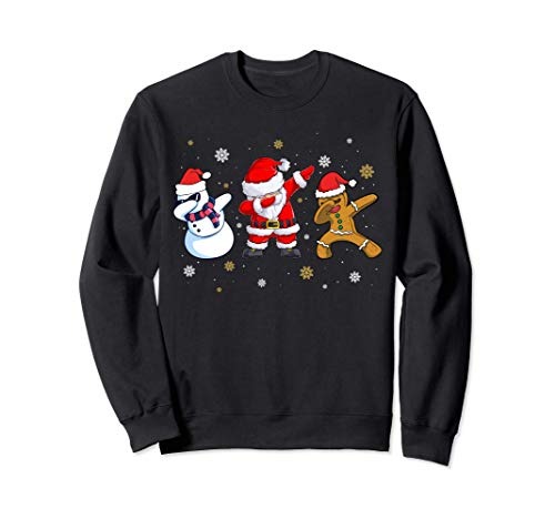 Dabbing Weihnachtsmann für Kinder Männer Geschenke Sweatshirt Dabbing Weihnachtsmann für Kinder Männer Geschenke Sweatshirt von Weihnachts-Shirts T-Shirts von MK