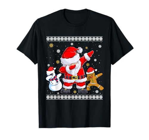 Dabbing Weihnachtsmann für Kinder Männer GeschenkeTshirt T-Shirt Dabbing Weihnachtsmann für Kinder Männer GeschenkeTshirt T-Shirt von Weihnachts-Shirts T-Shirts von MK