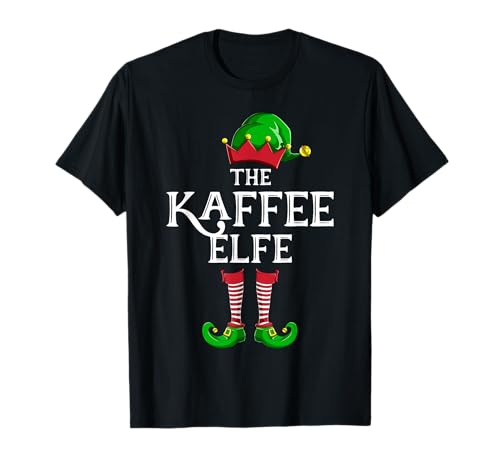 Kaffee Elfe Partnerlook Familien Outfit Frauen Weihnachten T-Shirt Kaffee Elfe Partnerlook Familien Outfit Frauen Weihnachten T-Shirt von Weihnachts-Shirts T-Shirts von MK