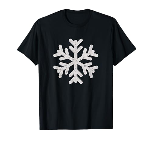 Weiße Schneeflocke Weihnachten Geschenk Damen Herren T-Shirt Weiße Schneeflocke Weihnachten Geschenk Damen Herren T-Shirt von Weihnachts & Wintersportgeschenke Co.