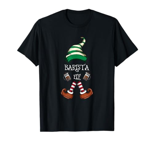 Elfen Mädchen Geschenk Barista Weihnachtself T-Shirt von Weihnachtselfe T-Shirts & Geschenkideen