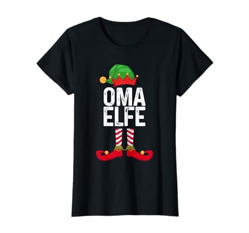 Weihnachtselfen Partnerlook Weihnachten Oma Elfe Weihnachten Weihnachtsmann Damen T-Shirt Schwarz S U-Ausschnitt Klassische Passform Kurzarm Hochwertige Verarbeitung Winter Weihnachtselfen Partnerlook Weihnachten Oma Elfe Weihnachten Weihnachtsmann Damen T-Shirt Schwarz S U-Ausschnitt Klassische Passform Kurzarm Hochwertige Verarbeitung Winter von Weihnachtselfen Partnerlook Weihnachten