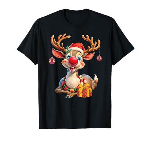 Weihnachtsshirt Herren Geschenk Geschenkidee Damen Rentier T-Shirt Weihnachtsshirt Herren Geschenk Geschenkidee Damen Rentier T-Shirt von Weihnachtsgeschenke Geschenk Santa Xmas Elch