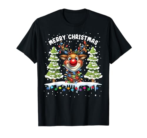Weihnachts Shirt Damen Geschenk Geschenkidee Nikolaus Herren T-Shirt Weihnachts Shirt Damen Geschenk Geschenkidee Nikolaus Herren T-Shirt von Weihnachtsgeschenke Geschenkidee Santa Xmas Elch