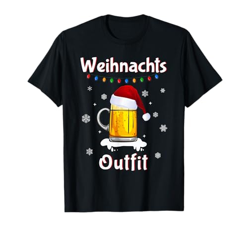 Lustiges Weihnachtsoutfit Damen Herren Weihnachten Bier T-Shirt Lustiges Weihnachtsoutfit Damen Herren Weihnachten Bier T-Shirt von Weihnachtsgeschenke Shirts & Weihnachtspullover