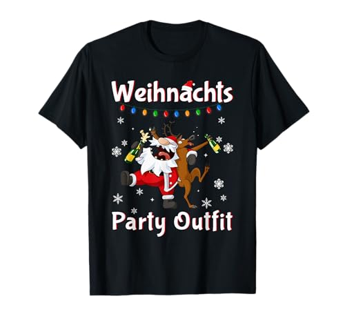 Lustiges Weihnachtsoutfit Damen Herren Weihnachten Party T-Shirt von Weihnachtsgeschenke Shirts & Weihnachtspullover