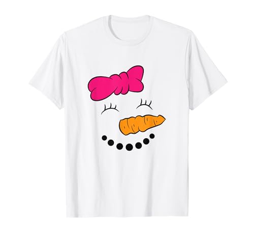 Weihnachten Schneemann Kinder Schnee Winter Weihnachten T-Shirt Weihnachten Schneemann Kinder Schnee Winter Weihnachten T-Shirt von Weihnachtsgeschenke für Jungen und Mädchen