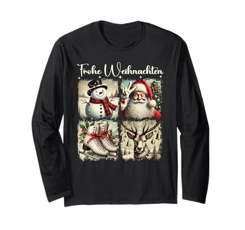 Cooles Weihnachtsoutfit Weihnachtspullover Damen Herren Langarmshirt von Weihnachtsgeschenke & Weihnachtspullover