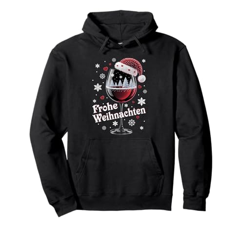 Weihnachtsfeier Outfit Weihnachtspullover Damen Weinglas Pullover Hoodie von Weihnachtsgeschenke & Weihnachtspullover