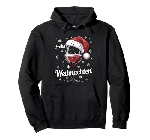Weihnachtsfeier Outfit Weihnachtspullover Damen Weinglas Pullover Hoodie von Weihnachtsgeschenke & Weihnachtspullover