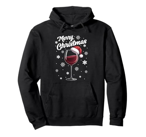 Weihnachtsfeier Outfit Weihnachtspullover Damen Weinglas Pullover Hoodie von Weihnachtsgeschenke & Weihnachtspullover
