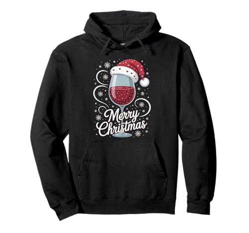 Weihnachtsfeier Outfit Weihnachtspullover Damen Weinglas Pullover Hoodie von Weihnachtsgeschenke & Weihnachtspullover