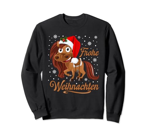 Weihnachtsoutfit Mädchen Weihnachtspullover Damen Pferd Pony Sweatshirt von Weihnachtsgeschenke & Weihnachtspullover