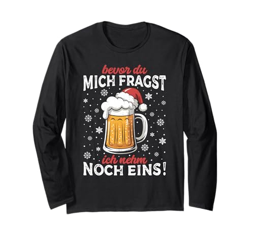 Weihnachtsoutfit Weihnachtspullover Damen Herren Bierglas Langarmshirt von Weihnachtsgeschenke & Weihnachtspullover