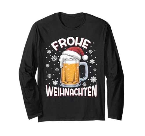 Weihnachtsoutfit Weihnachtspullover Damen Herren Bierglas Langarmshirt von Weihnachtsgeschenke & Weihnachtspullover