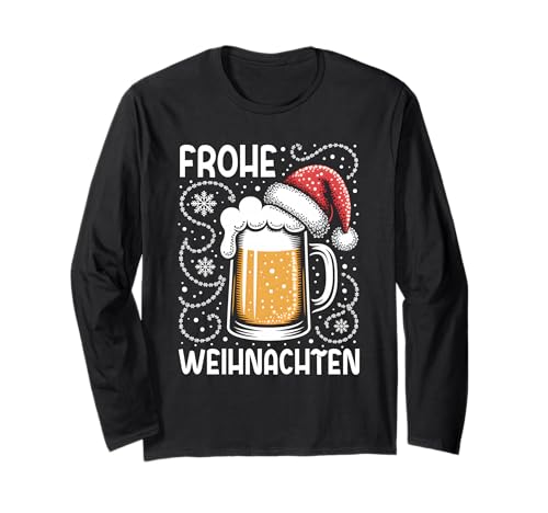 Weihnachtsoutfit Weihnachtspullover Damen Herren Bierglas Langarmshirt von Weihnachtsgeschenke & Weihnachtspullover