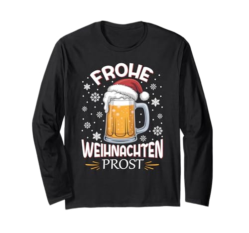 Weihnachtsoutfit Weihnachtspullover Damen Herren Bierglas Langarmshirt von Weihnachtsgeschenke & Weihnachtspullover