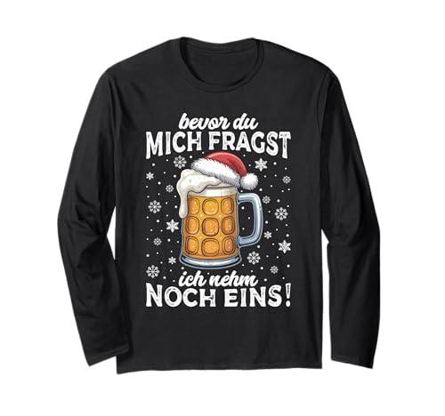 Weihnachtsoutfit Weihnachtspullover Damen Herren Bierglas Langarmshirt von Weihnachtsgeschenke & Weihnachtspullover