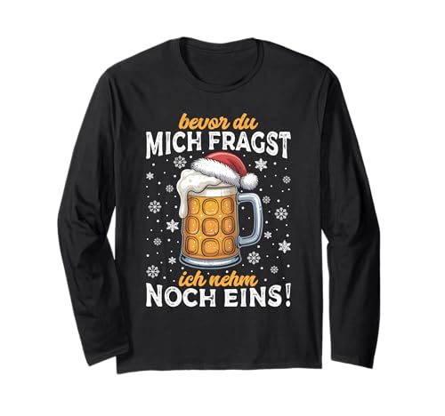 Weihnachtsoutfit Weihnachtspullover Damen Herren Bierglas Langarmshirt von Weihnachtsgeschenke & Weihnachtspullover