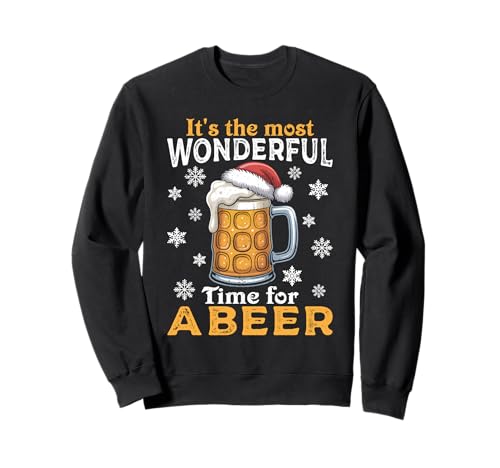 Weihnachtsoutfit Weihnachtspullover Damen Herren Bierglas Sweatshirt von Weihnachtsgeschenke & Weihnachtspullover