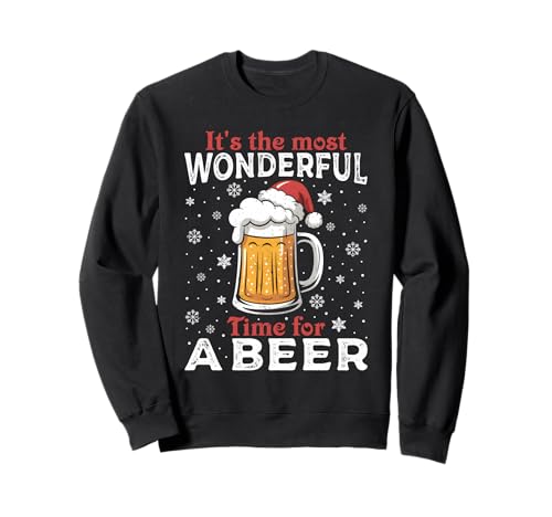 Weihnachtsoutfit Weihnachtspullover Damen Herren Bierglas Sweatshirt von Weihnachtsgeschenke & Weihnachtspullover