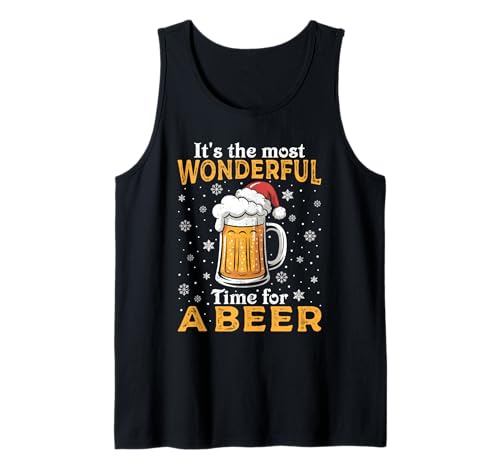 Weihnachtsoutfit Weihnachtspullover Damen Herren Bierglas Tank Top von Weihnachtsgeschenke & Weihnachtspullover