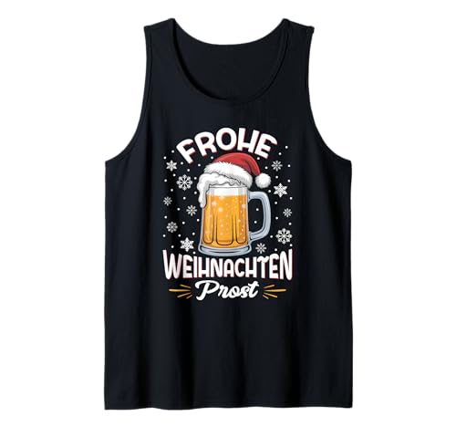 Weihnachtsoutfit Weihnachtspullover Damen Herren Bierglas Tank Top von Weihnachtsgeschenke & Weihnachtspullover