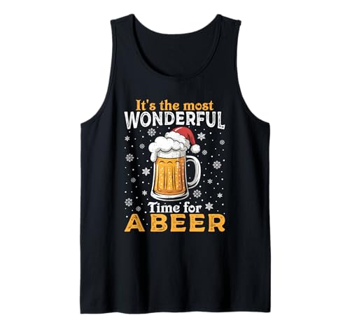 Weihnachtsoutfit Weihnachtspullover Damen Herren Bierglas Tank Top von Weihnachtsgeschenke & Weihnachtspullover