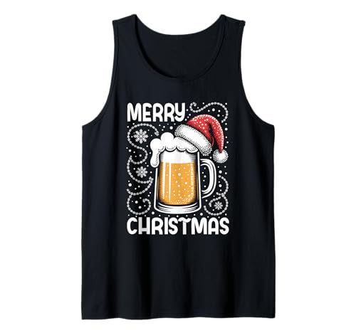Weihnachtsoutfit Weihnachtspullover Damen Herren Bierglas Tank Top von Weihnachtsgeschenke & Weihnachtspullover