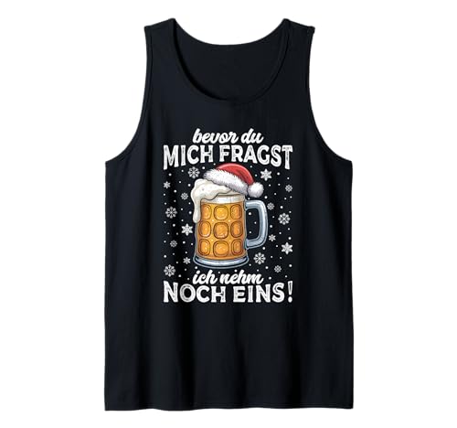 Weihnachtsoutfit Weihnachtspullover Damen Herren Bierglas Tank Top von Weihnachtsgeschenke & Weihnachtspullover