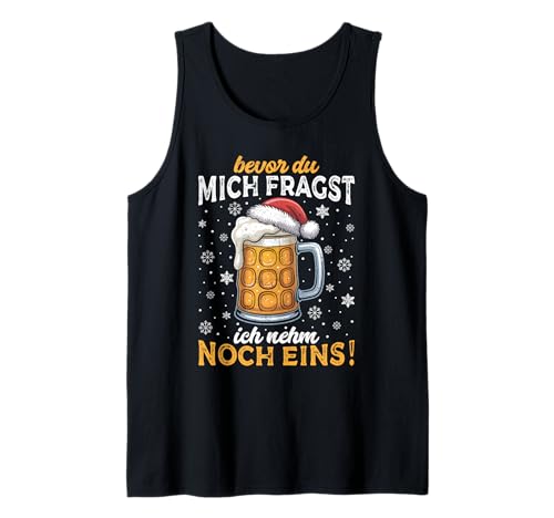 Weihnachtsoutfit Weihnachtspullover Damen Herren Bierglas Tank Top von Weihnachtsgeschenke & Weihnachtspullover