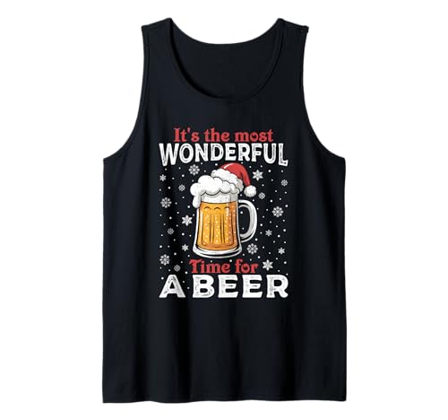 Weihnachtsoutfit Weihnachtspullover Damen Herren Bierglas Tank Top von Weihnachtsgeschenke & Weihnachtspullover